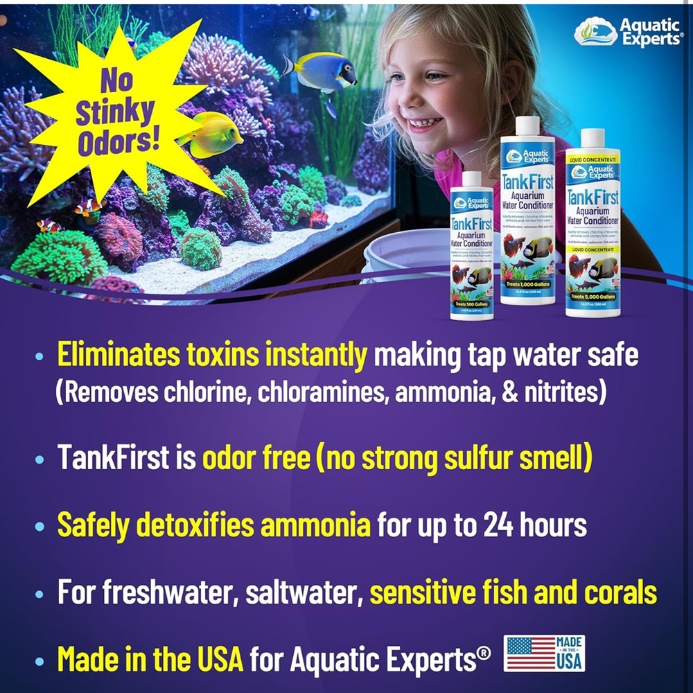 NWT TankFirst Complete Aquarium Water Conditioner - Fish Water 8.45 fl oz